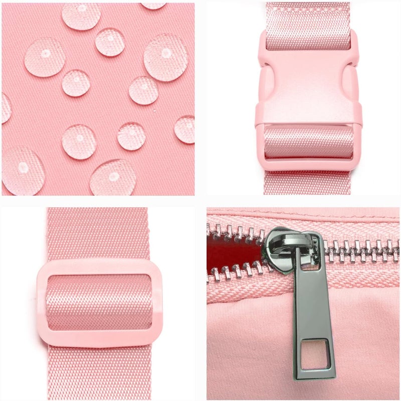 Gitus Belt Bag for Women Fanny Pack Crossbody Bags for Women Fashion Waist Packs with Adjustable Strap Gifts for Teenage Girls Women Men (Light Pink) - Image 4